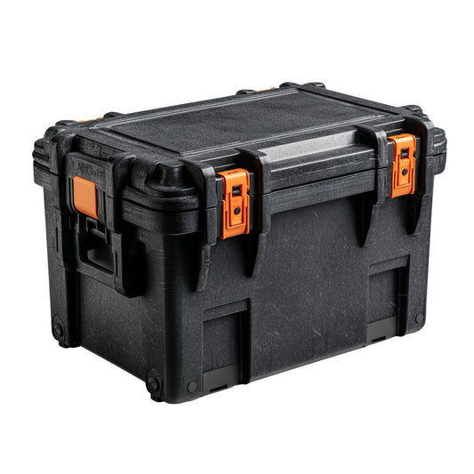 Heavy-Duty Storage Crate with Latching Lid